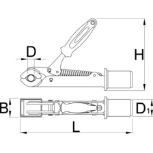 1693.1-US-Mordaza ajustable automática para 1693
