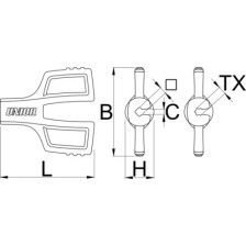1630/5- Llave de radios 3,3