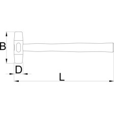 Martillo 820B con accesorios de plástico combinados 40