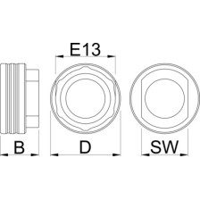1671.E13- Extractor del pedalier E13