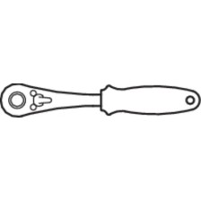 238.1/1ABI-US-Carraca reversible de 3/8