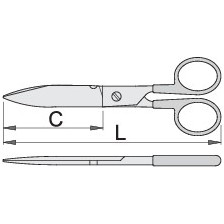 582/3PR-Tijeras de electricista con cortacables