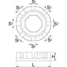 1631/5-Llave para niples de rayos, universal-3.3 - 5.5