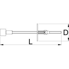 1671.RET-Herramienta de sujeción del casquillo del pedalier-