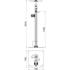 1693EL-Caballete de reparación eléctrico 2.0-
