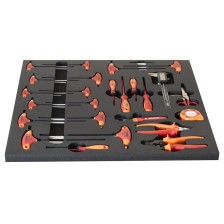 SET1-2600AC-Juego de herramientas en bandeja 1 para 2600A y 2600C - Herramientas generales-570x562x30