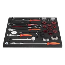 SET2-2600AC-Juego de herramientas en bandeja 2 para 2600A y 2600C - Herramientas BB y Crank-570x562x30