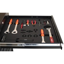 SET5-2600AC-Juego de herramientas en bandeja 5 para 2600A y 2600C - Llaves dinamométricas y alicates-570x562x30