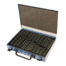 Broca espiral HSS segura, 330 piezas 'E CO-LINE' DIN 338 / forjada en rollo