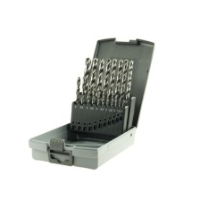Juego de brocas espirales SHSS 120 Premium, 19 piezas, Ø 1-10 mm, con incrementos de 0,5 mm