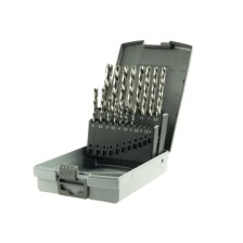 Juego de brocas helicoidales SHSS tipo 120, izquierdas 3-10 mm