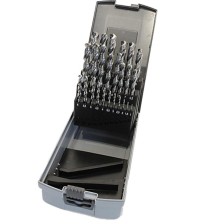 Juego de brocas helicoidales SHSS tipo 125, 19 piezas, Ø 1-10 mm, con incrementos de 0,5 mm