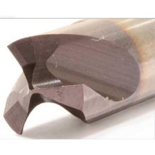 Fresa de punta para soldadura por puntos de carburo sólido, 3 flautas, 8 x 45 mm, recubierta de Ti AlN