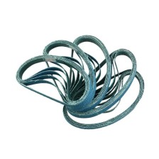 Banda lijadora flexible de alto rendimiento 'azul', 10x330 mm, grano 120, juego de 25 piezas.