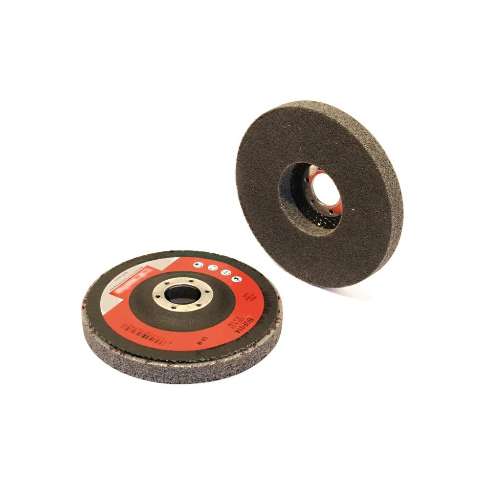 Disco abrasivo de goma de borrar sobre placa de soporte de 125 x 22,2 mm