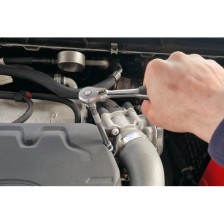 Juego de llaves de tubo de 1/4', 37 piezas.