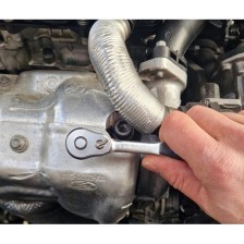 Juego de llaves de tubo de 1/4', 37 piezas.