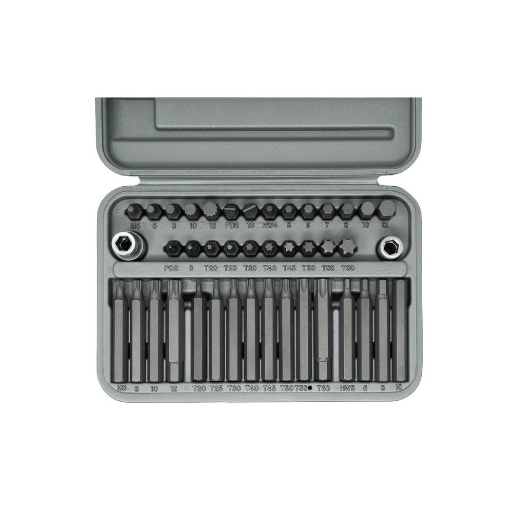 Juego de puntas de potencia universales, 42 piezas, vástago de 10 mm