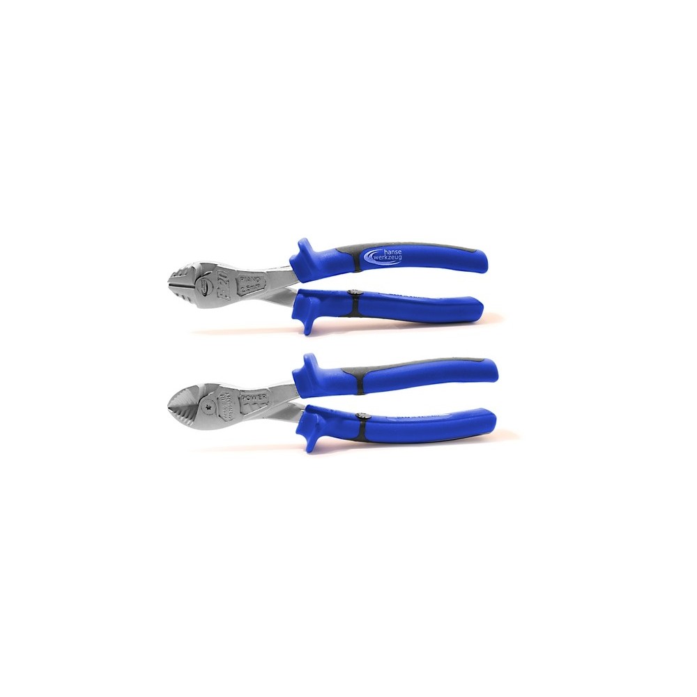 Alicates de corte lateral de alta resistencia con mango de dos componentes, 200 mm
