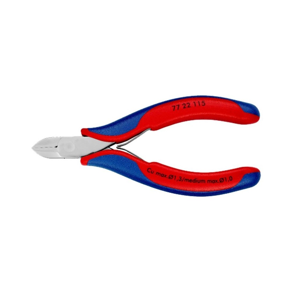 Alicates de corte lateral electrónicos de 115 mm