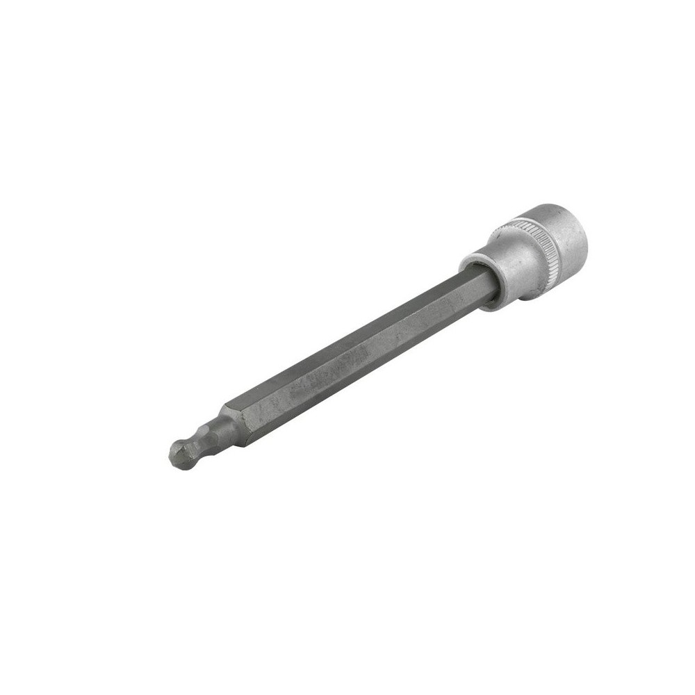 Llave de tubo para tornillos hexagonales interiores SW5, cabeza esférica, accionamiento de 3/8', 90/120 mm