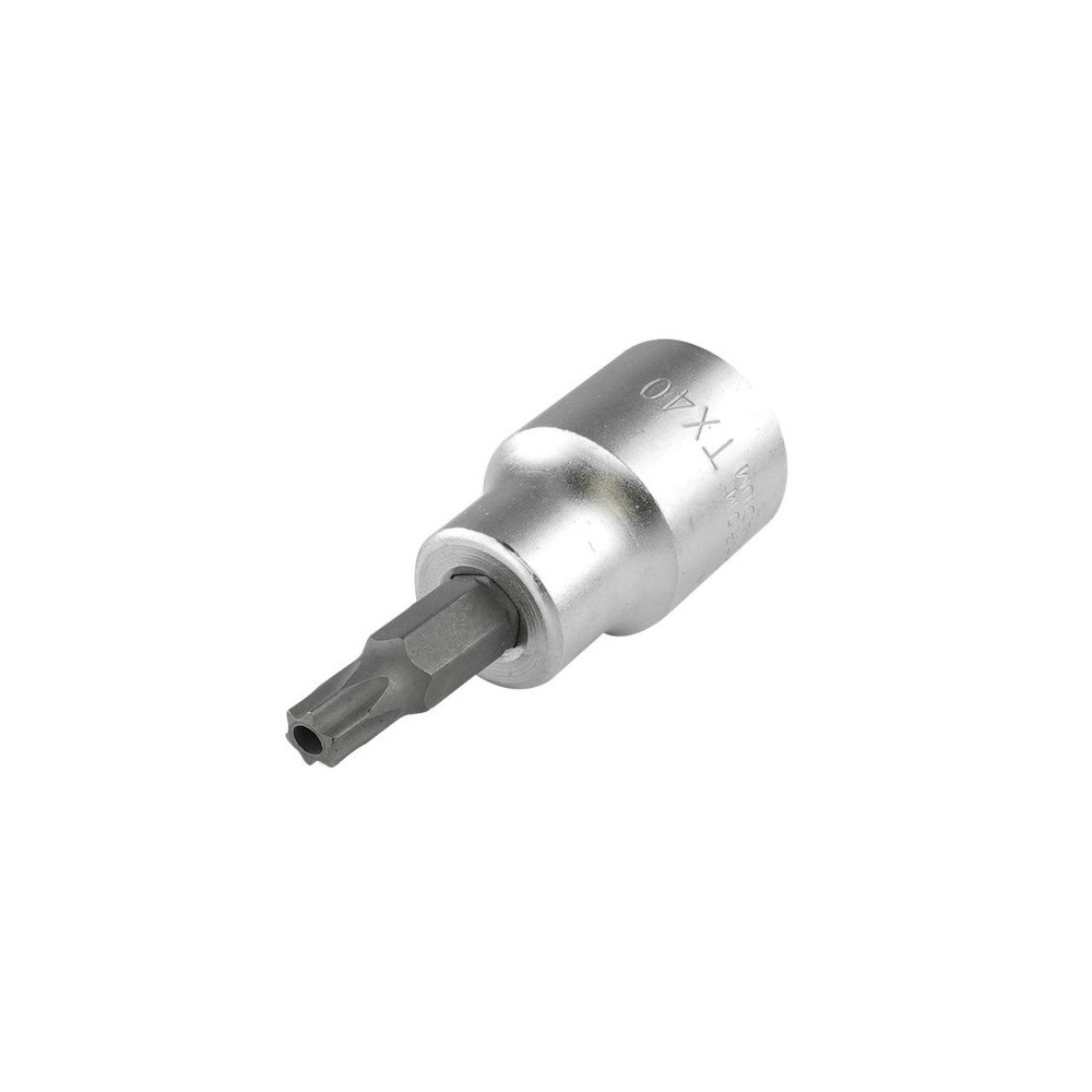 Llave de vaso Torx 1/2' TX40con orificio