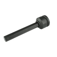 Llave de vaso de impacto de 3/4' para tornillos hexagonales internos, tamaño de llave de 17 mm, longitud de 170 mm