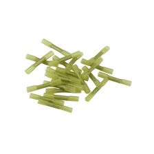 Conectores a tope de 0,1 a 0,5 mm 'transparentes' (paquete de 25)