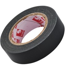 Cinta aislante 'negra' de -30 a 90 °C, 15 mm de ancho, 10 m, paquete de 10