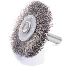 Cepillo redondo con mango de alambre de acero de 40 mm de ancho y 5 mm 'ECO-LINE'