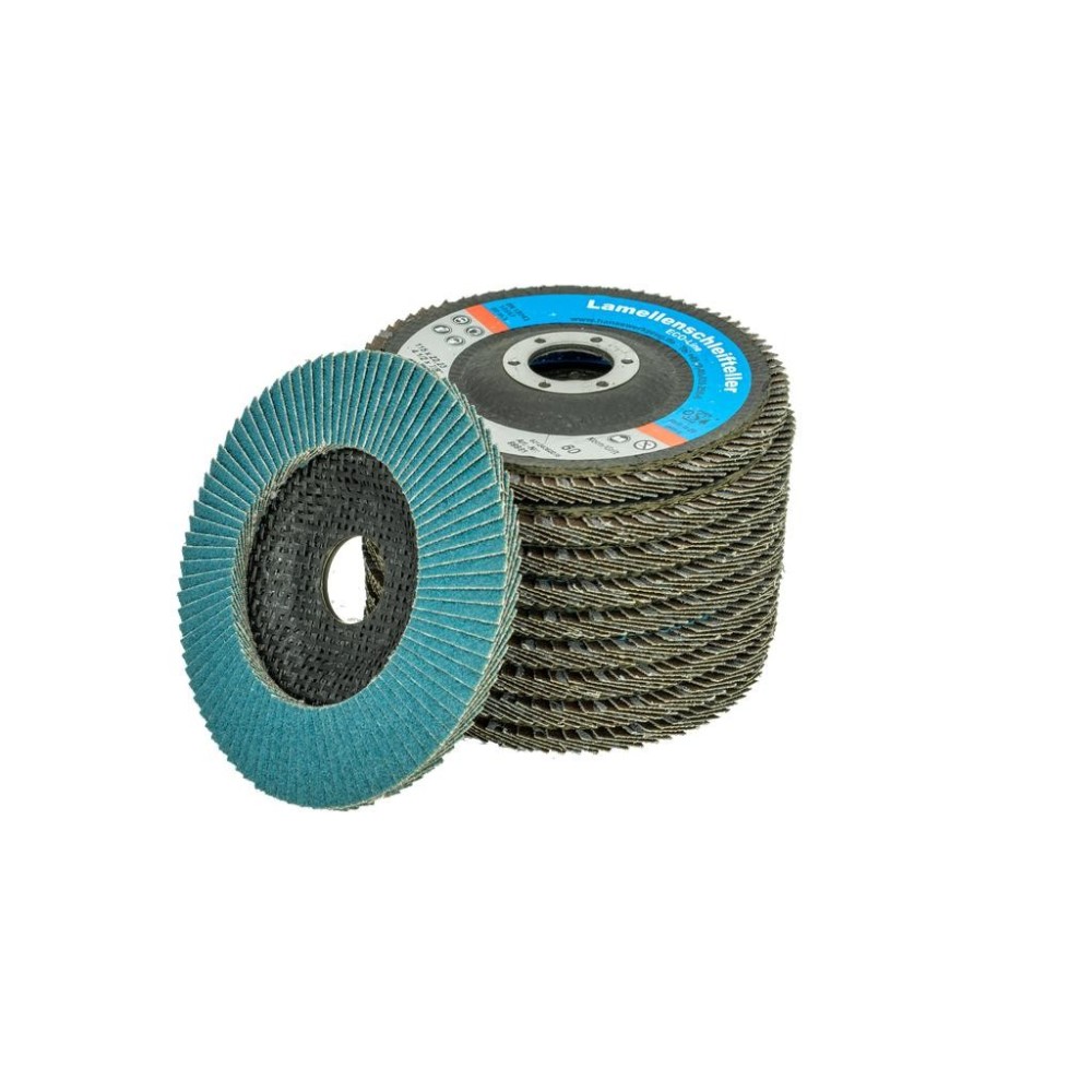 Paquete de 10 discos de lija de láminas 'Eco-Line' offset 115 mm K60 (VE10)