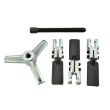 Extractor POLYP NE con 3 ganchos Krallex de 3,6 mm, 3 brazos, rango de sujeción 25-80 mm