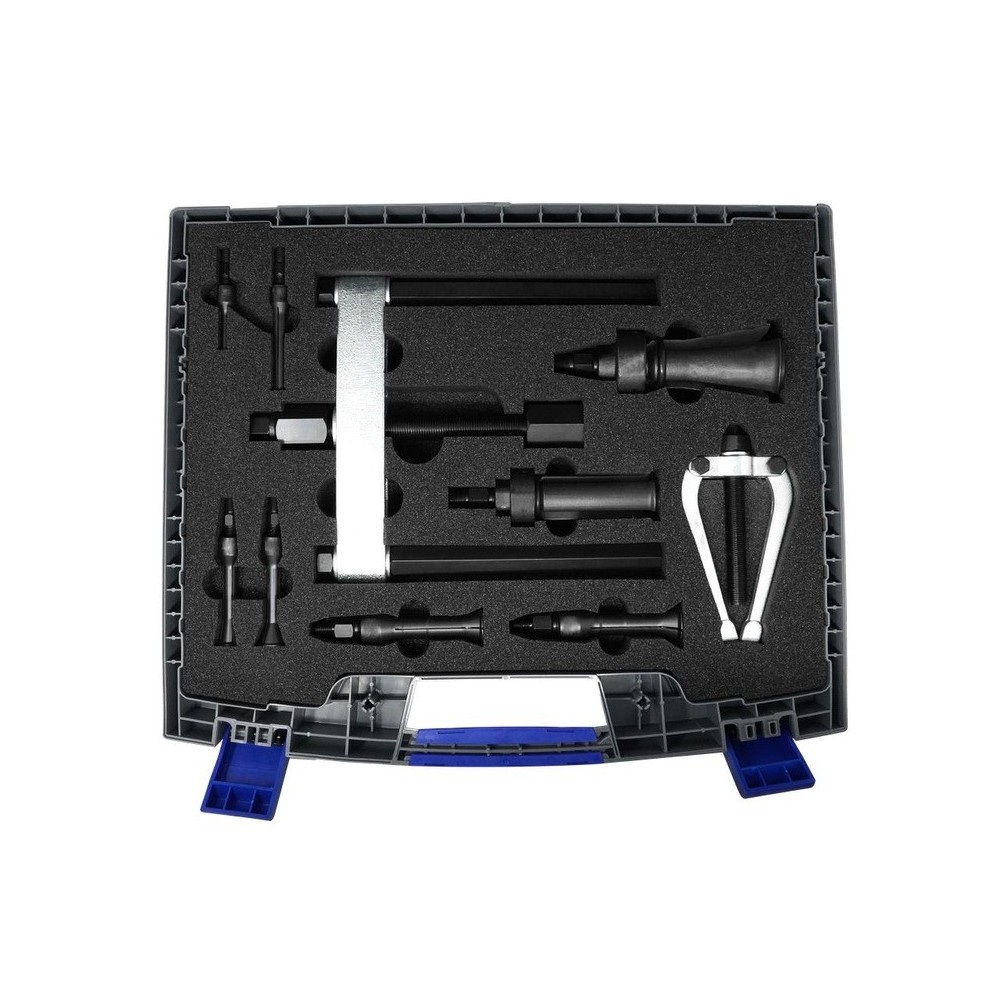 Juego de extractores de pedalier '4' 10 piezas 10-115 mm y 2 contrasoportes (tamaño 1+2)