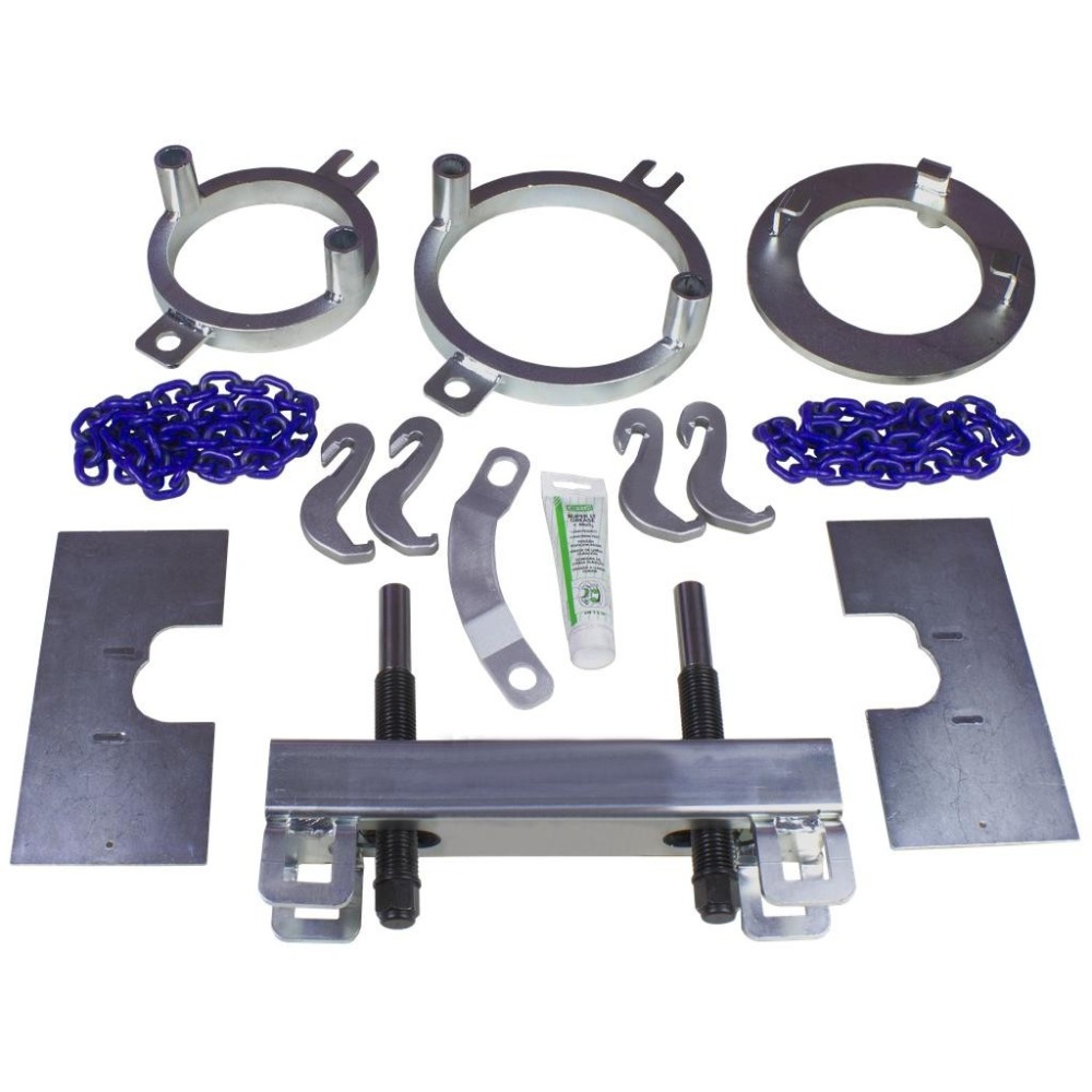 Extractor de llantas universal para camiones, vehículos comerciales, autobuses y remolques.