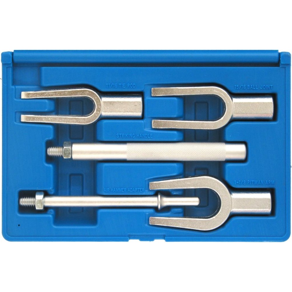 Juego de 5 herramientas de separación de horquillas. Aberturas de horquilla: 17,4 / 23,8 / 28,5 mm.