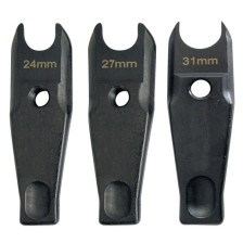 Juego de separadores de rótula con 3 horquillas intercambiables de 24, 27 y 31 mm