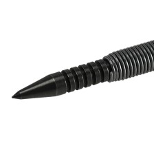 Punzón central doble accionado por resorte con función de impacto mediante mecanismo de resorte