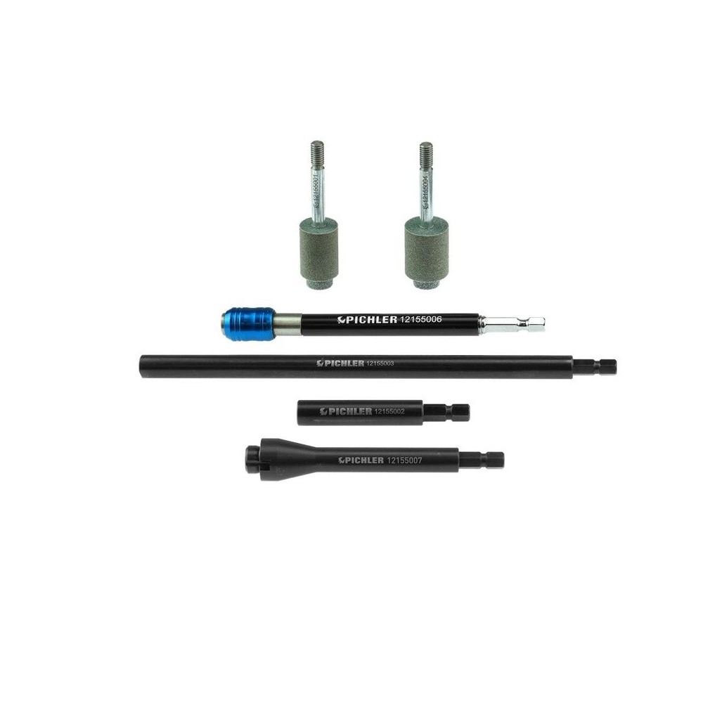 Herramienta de fresado y limpieza para válvulas de neumáticos, Mod. II