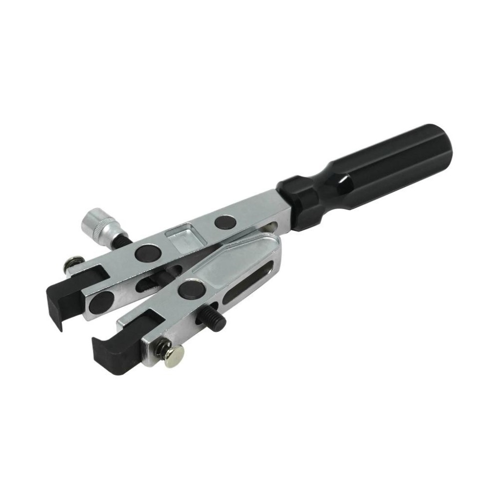 Alicates de abrazadera de fuelle de eje ajustable con accionamiento de 3/8'