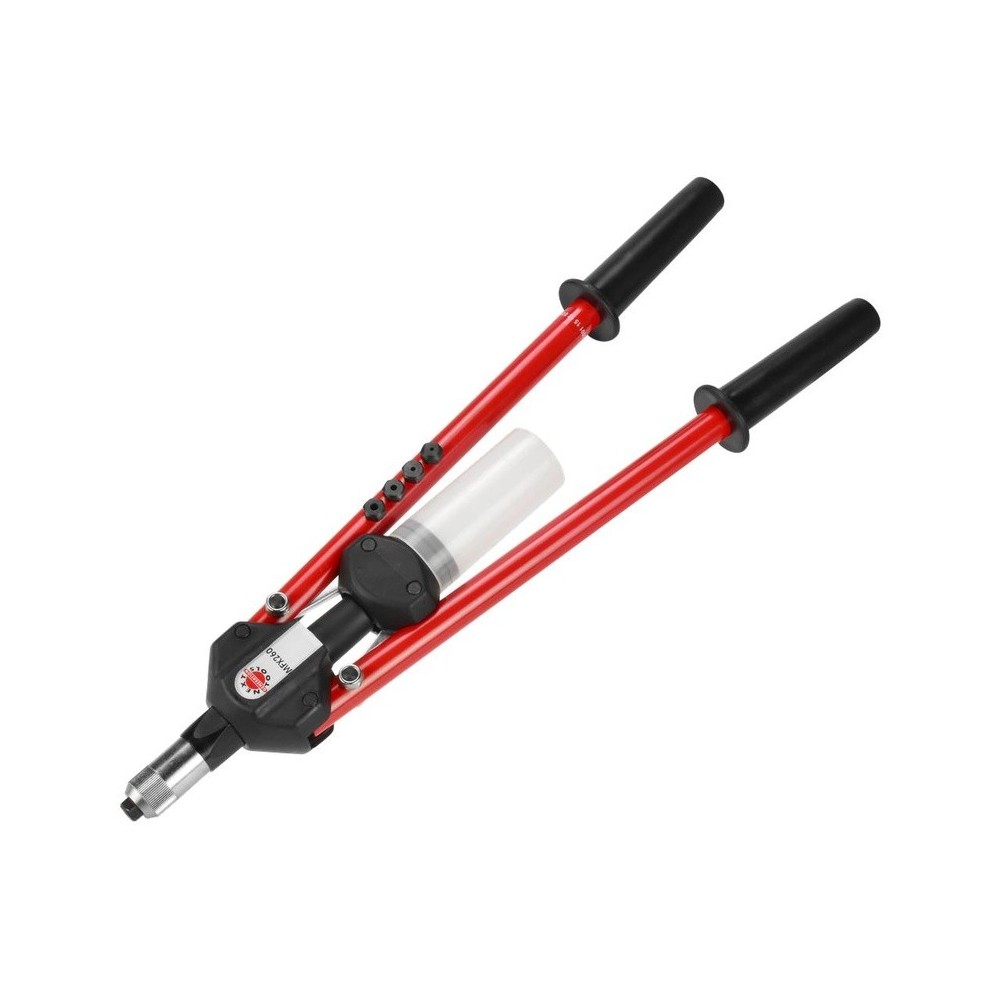 Remachadora de palanca para remaches de ø 3,0 mm a ø 6,4 mm, p. ej. para elevalunas de Opel y Ford