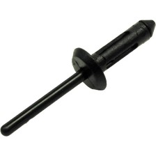 Remaches de plástico, paquete de 25, Ø5,0 mm x 17,2 mm, longitud de sujeción: 3,0 mm - 6,0 mm