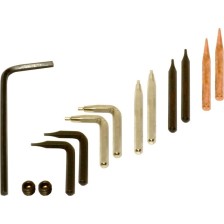 Juego de puntas intercambiables para alicates para anillos de retención tamaño I