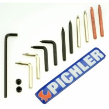 Juego de puntas intercambiables para alicates para anillos de retención tamaño II