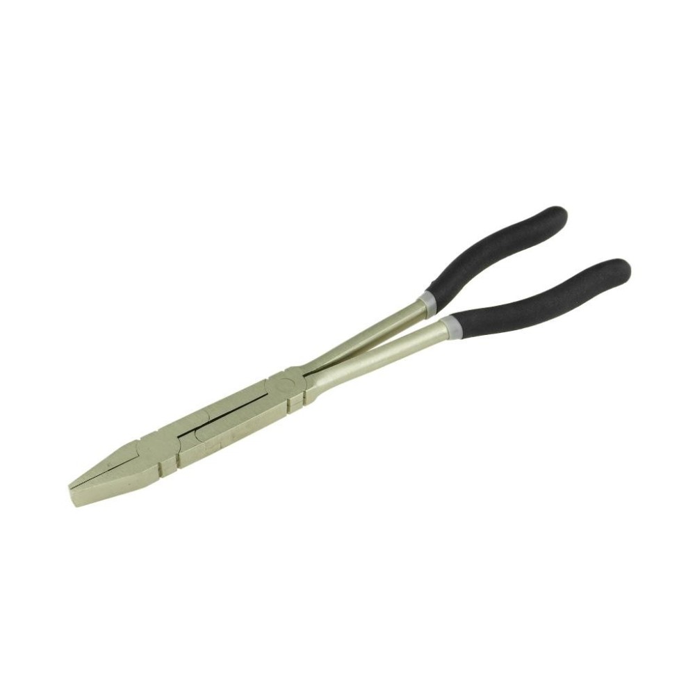 Alicates de doble articulación, forma plana, versión larga