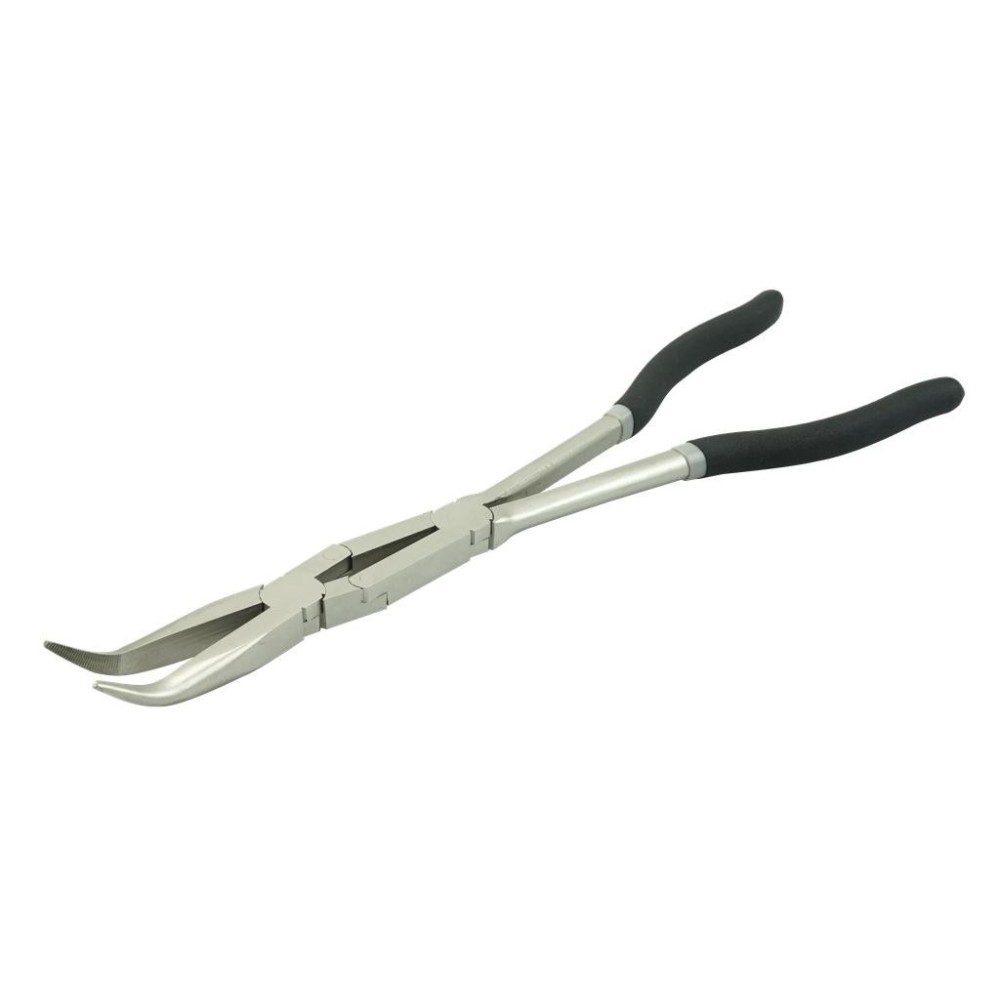 Alicates de doble articulación, forma de 45°, versión larga