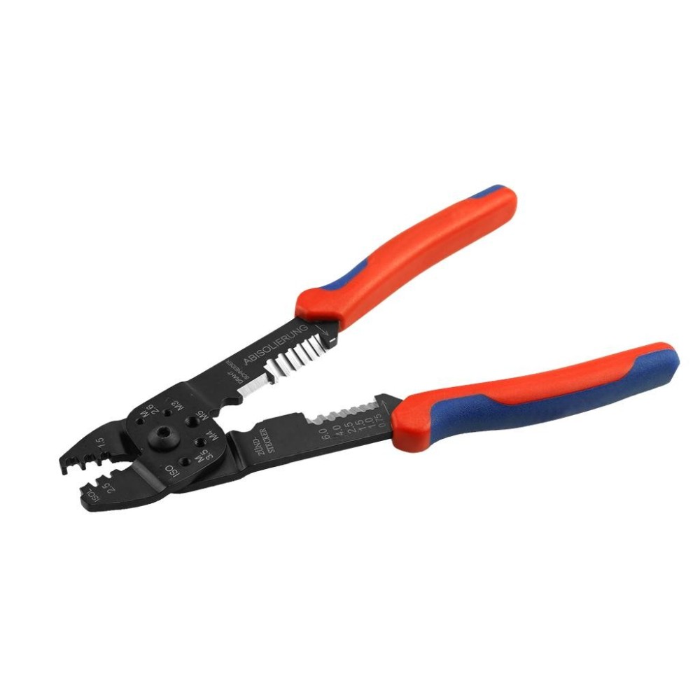 Herramienta de crimpado para conectores abiertos sin aislamiento de 0,5-2,5 mm²