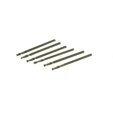 Broca espiral HSS, cobalto, 1,5 mm, vástago de 3 caras