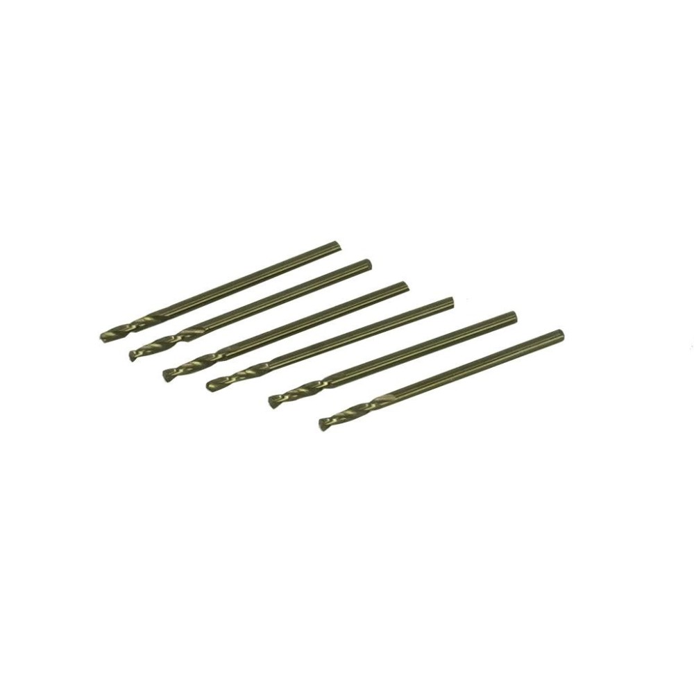 Broca espiral HSS, cobalto, 1,5 mm, vástago de 3 caras