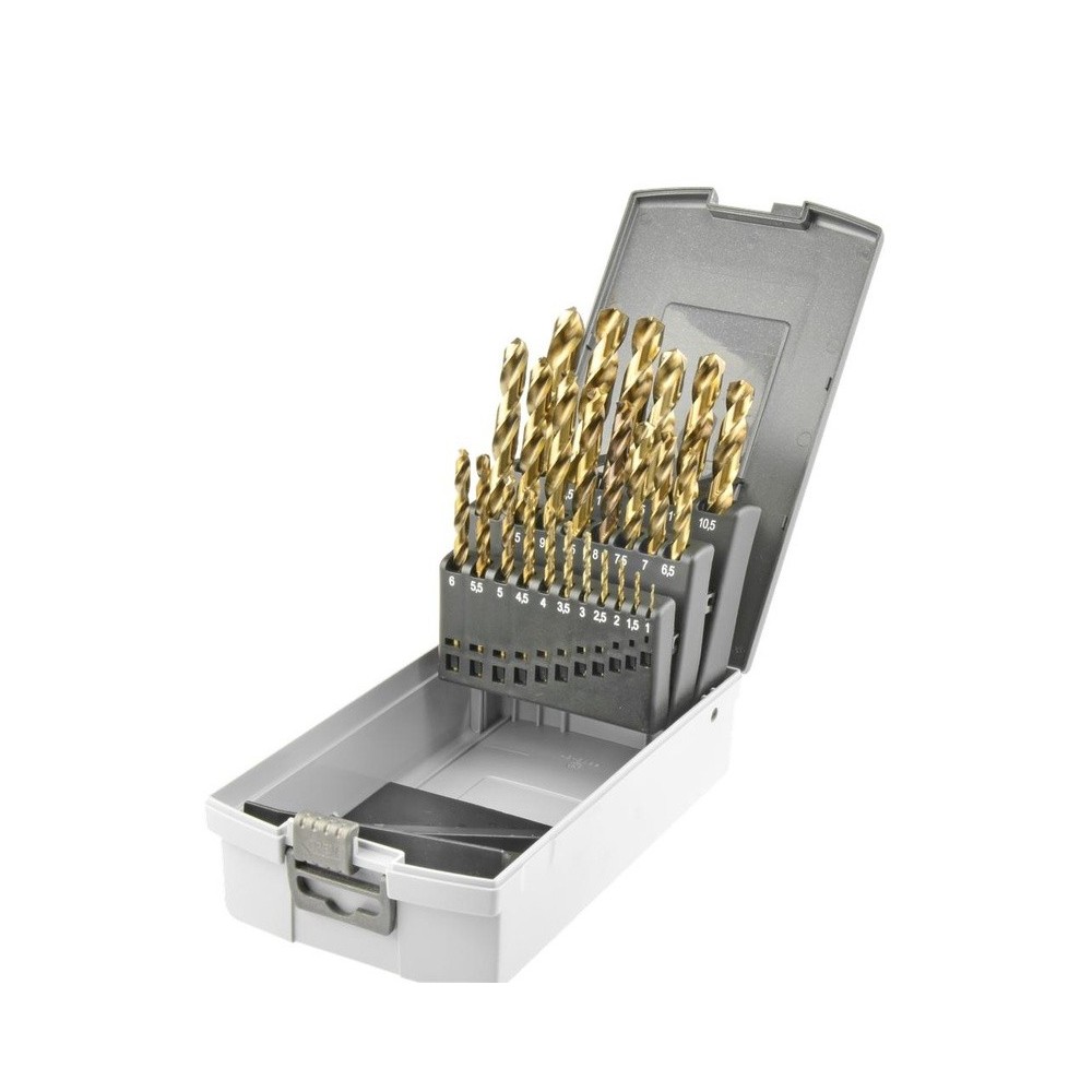 Juego de brocas helicoidales HSS-Co 1-13 mm