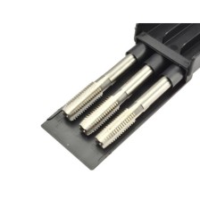 Juego de machos de roscar manuales HSS 3 piezas DIN 352 M 9